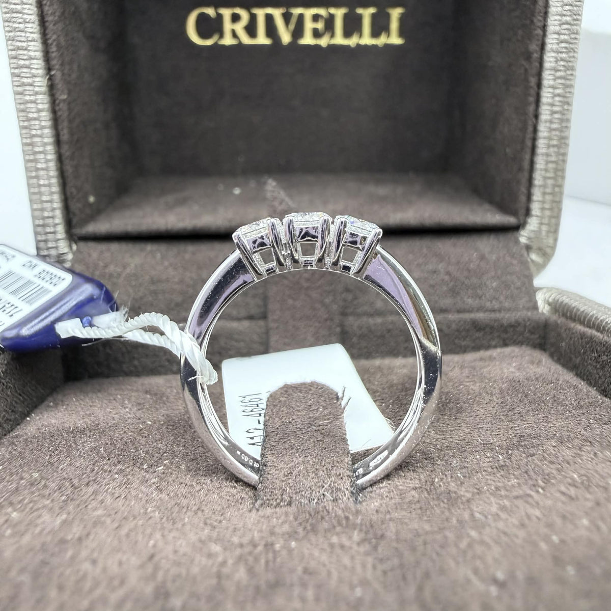 Anello Crivelli Trilogy in Oro 18KT e Diamanti Ct 0.60
