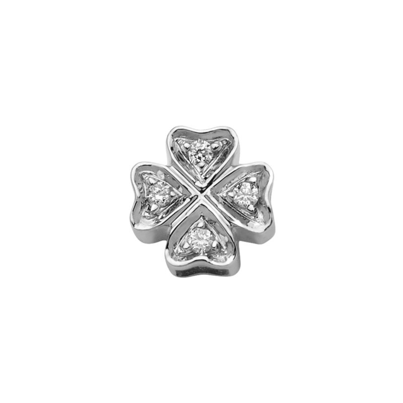 Elements - Quadrifoglio in Oro 18KT 18KT e Diamanti