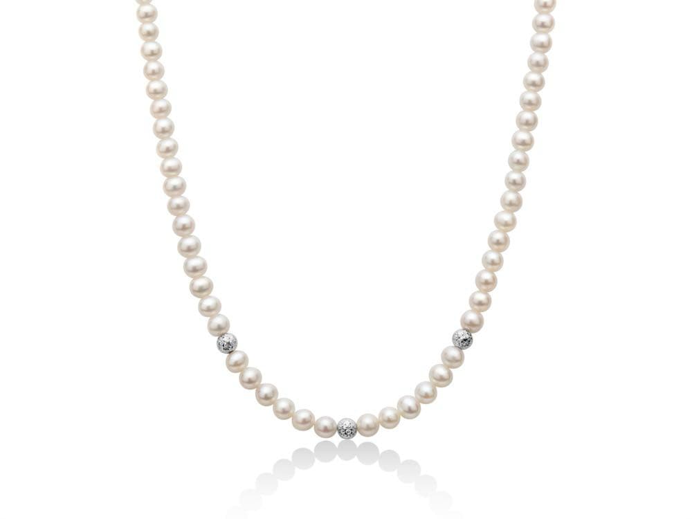 Collana di Perle Miluna in Oro 18KT 18KT mm. 4,5-5