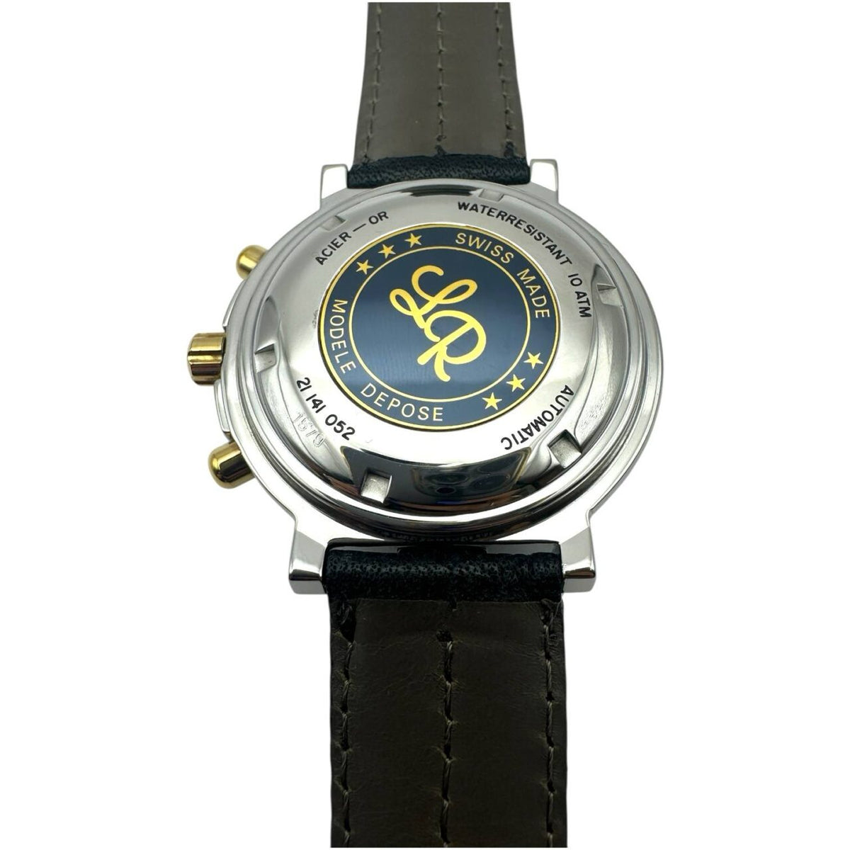 Orologio Uomo Lucien Rochat in Acciaio e Oro 18KT con Fasi Lunari
