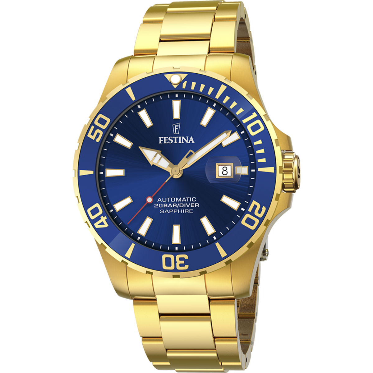 Orologio Uomo Festina in Acciaio Dorato Automatico F20533/1