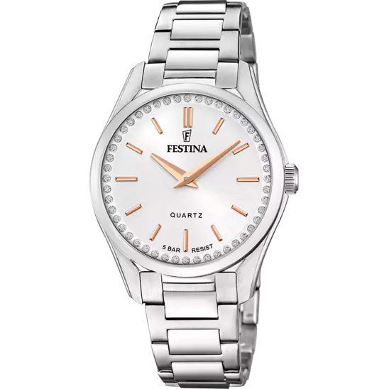 Orologio Donna Festina con Zirconi Solo Tempo - F20583/1