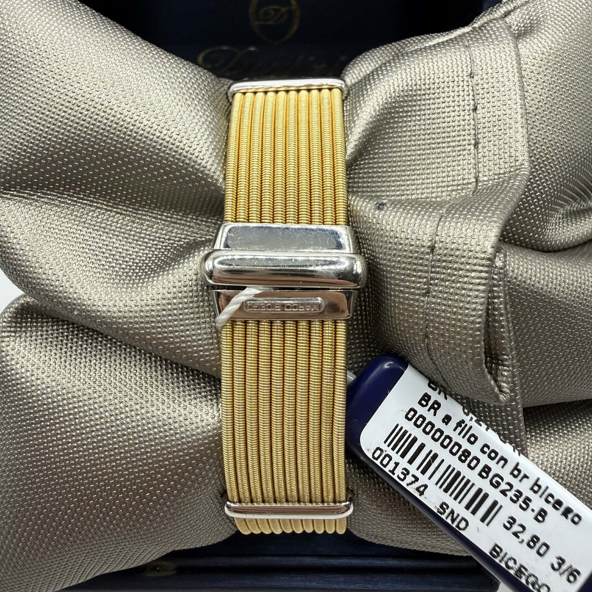 Bracciale Semi Rigido Marco Bicego in Oro 18KT 18KT con Diamanti