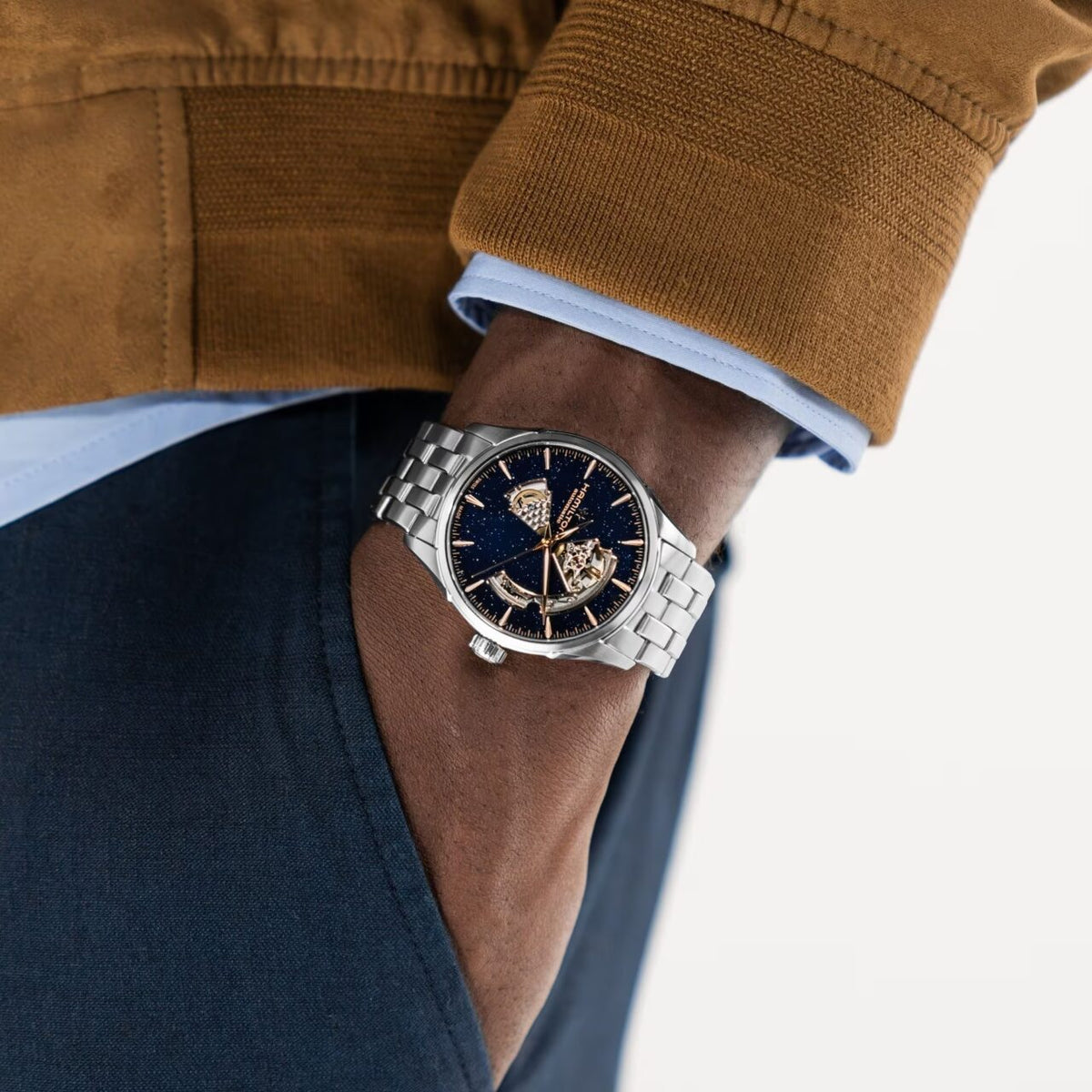 Orologio Uomo Hamilton Jazzmaster Open Heart Auto