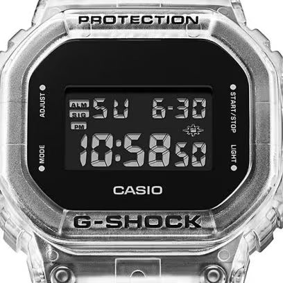 Orologio Uomo Casio G-Shock in Resina Trasparente Digitale