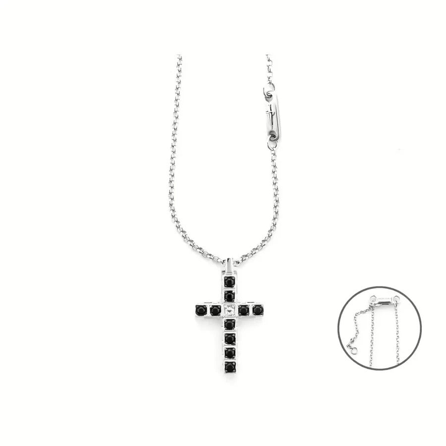 Collana Uomo con Croce Cesare Paciotti in Argento
