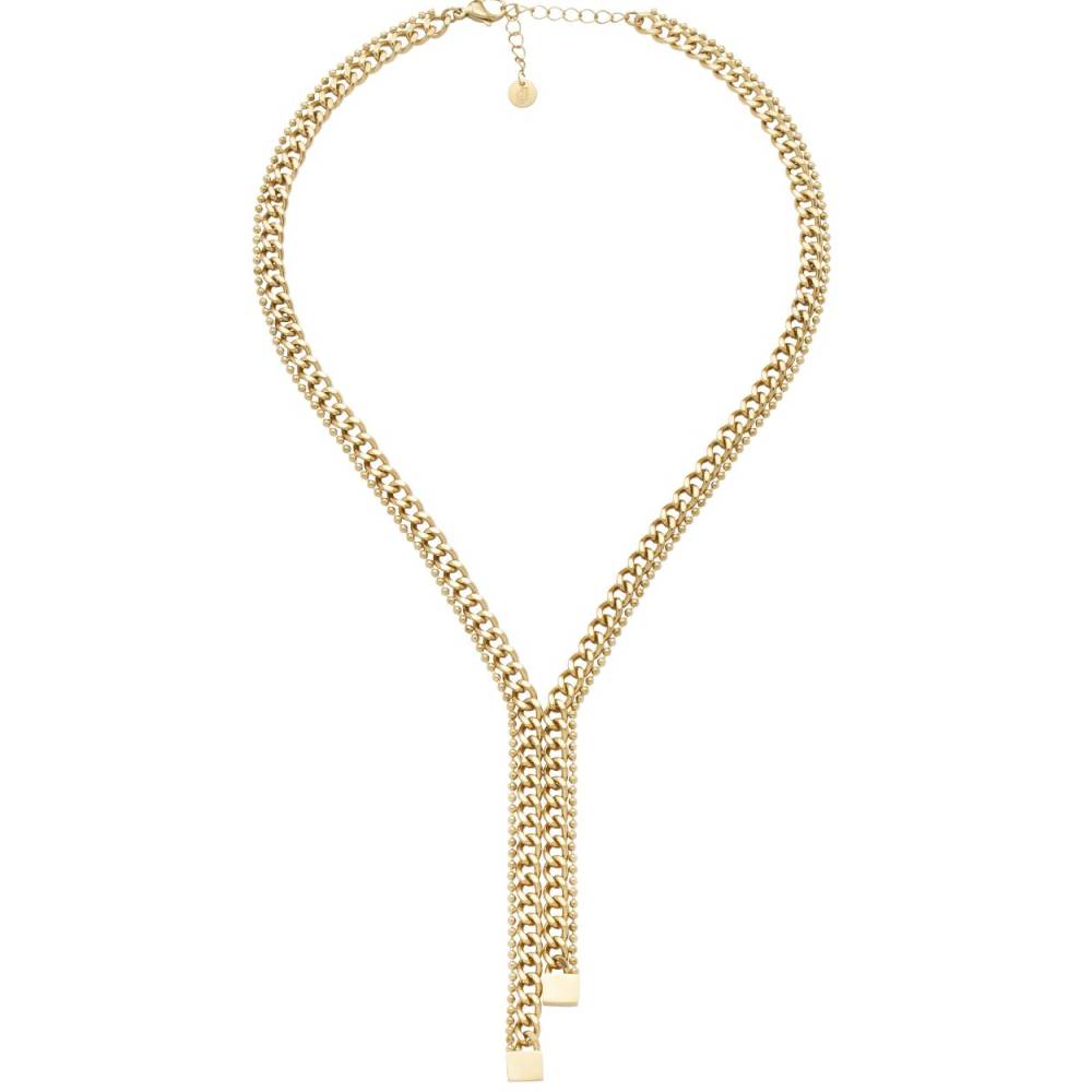 Collana Donna Liu Jo in Acciaio Dorato a Catena Essential