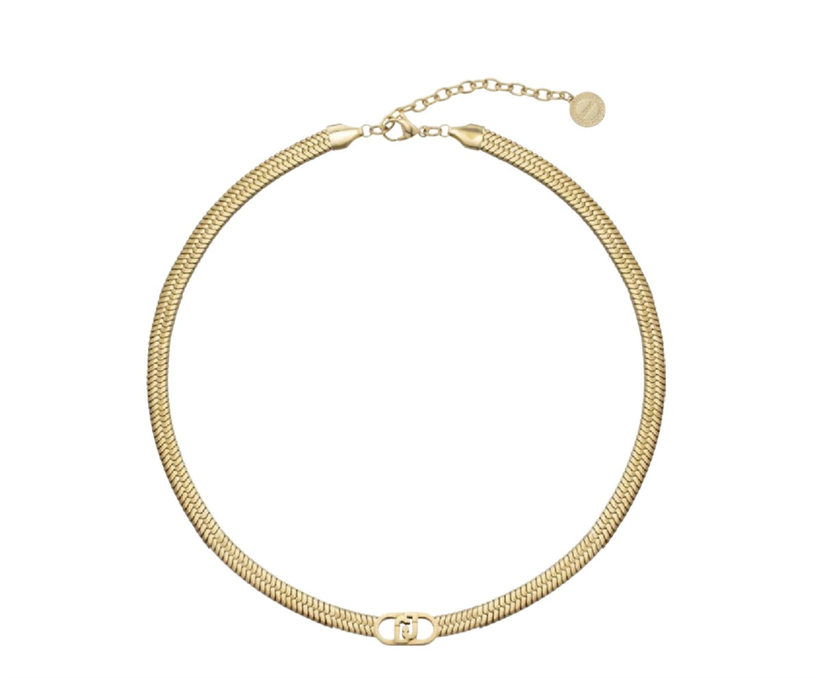 Collana Donna Liu Jo Snake in Acciaio Dorato Essential