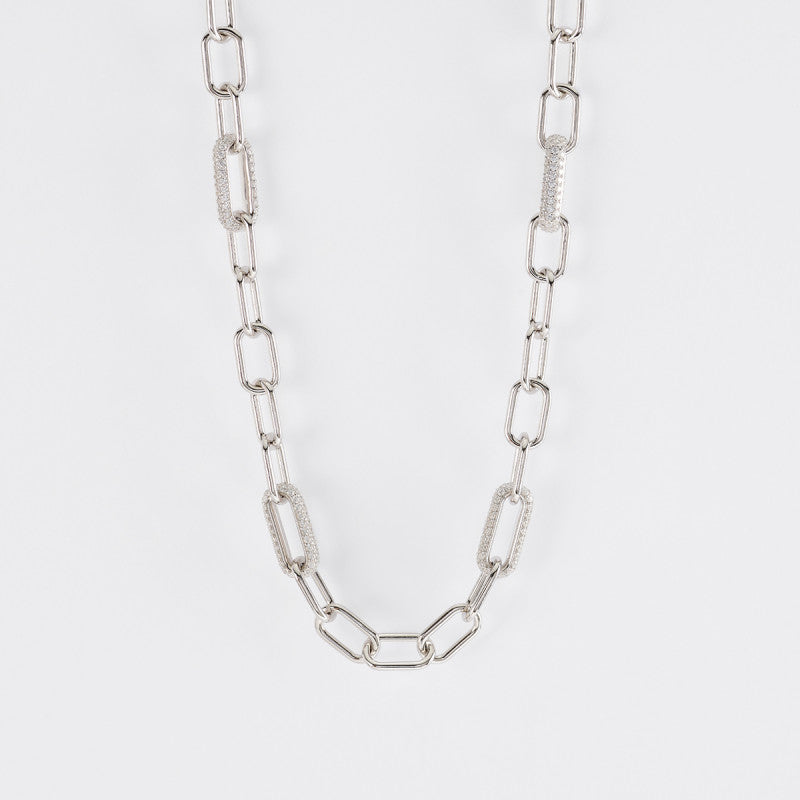Collana Donna Mabina a Catena in Argento e Zirconi 553423
