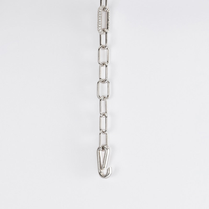 Collana Donna Mabina a Catena in Argento e Zirconi 553423