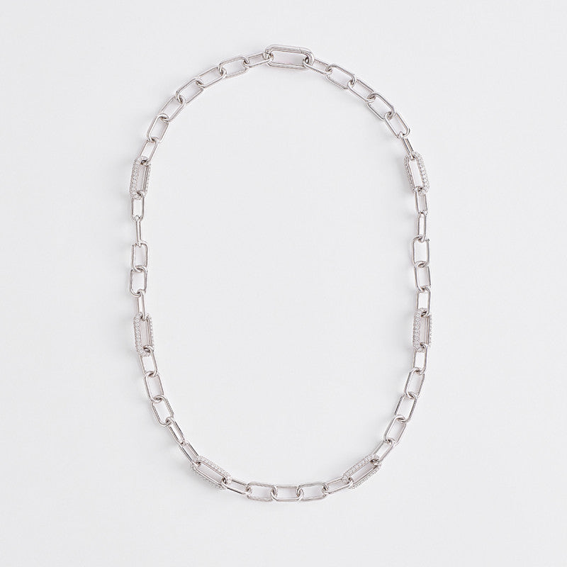 Collana Donna Mabina a Catena in Argento e Zirconi 553423