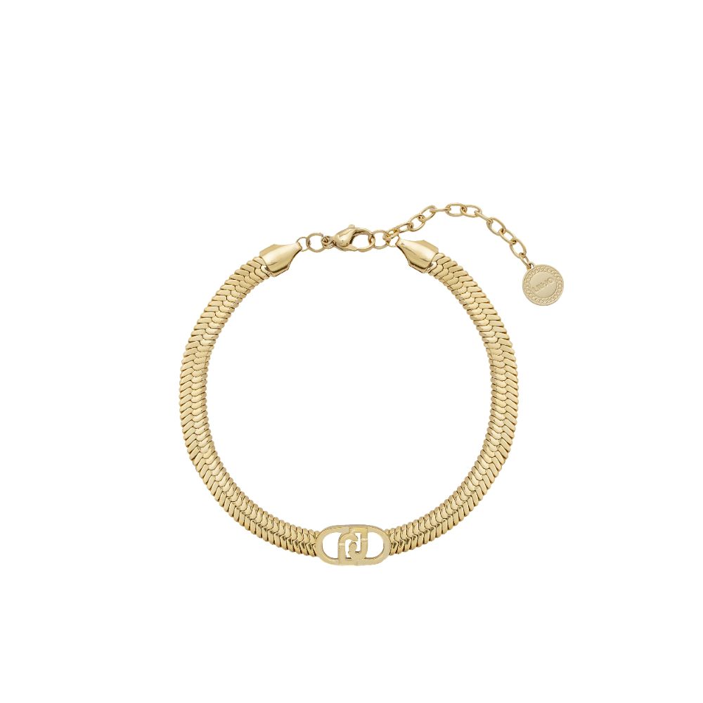 Bracciale Donna Liu Jo Snake in Acciaio Dorato Essential