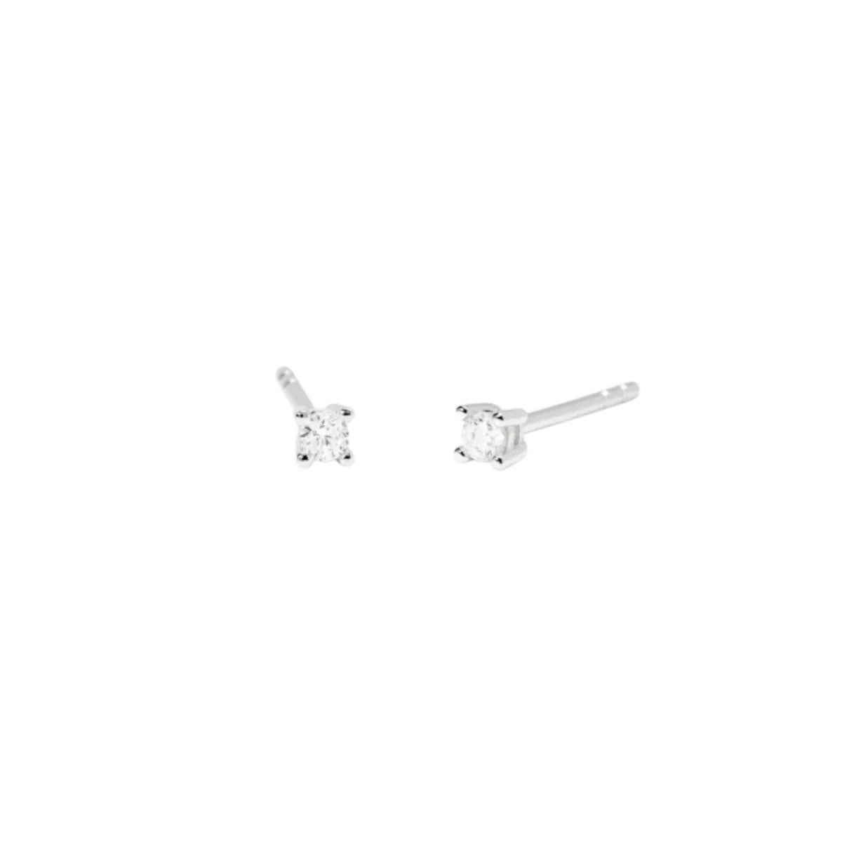 Orecchini Punto Luce Mabina My Diamond in Argento