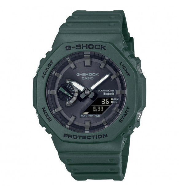 Orologio Uomo Casio G-Shock in Resina Verde Digitale e Analogico