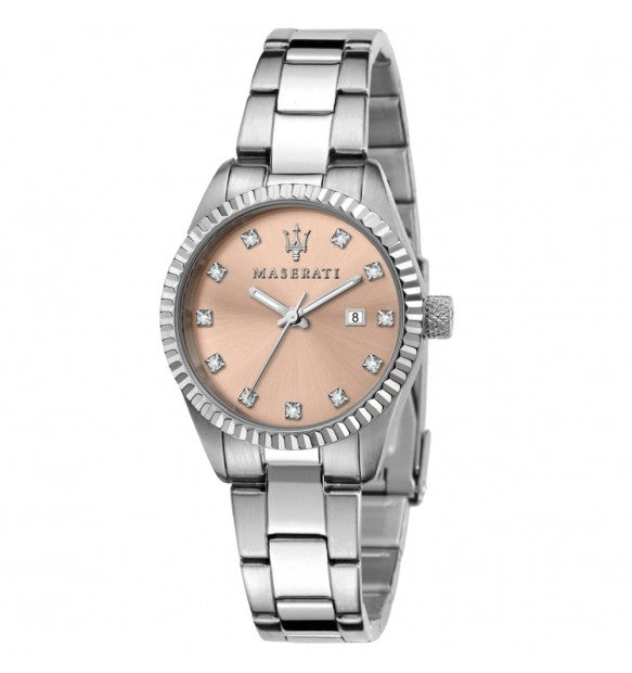 Orologio Donna Maserati in Acciaio e Zirconi Competizione