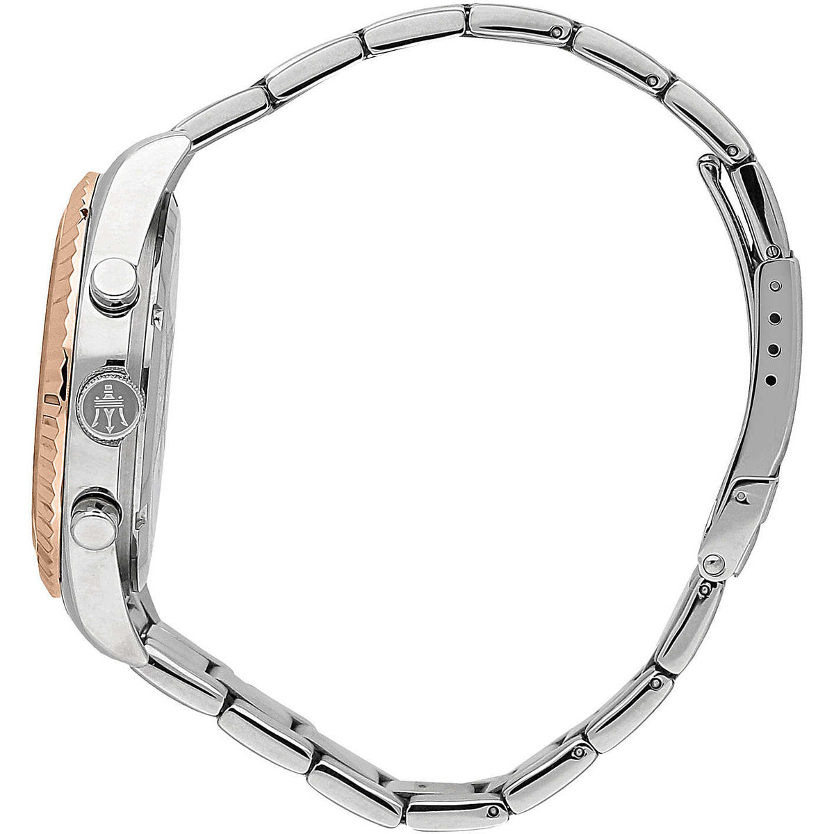 Orologio Uomo Maserati in Acciaio Bicolore Rosè Competizione