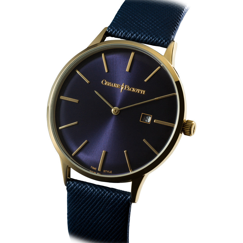 Orologio Cesare Paciotti Uomo ERIC GOLDEN BLUE