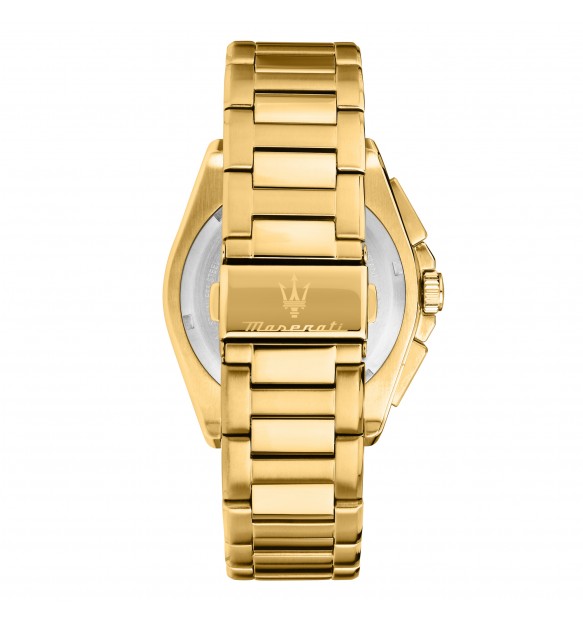 Orologio Uomo Maserati in Acciaio Dorato al Quarzo Velocità