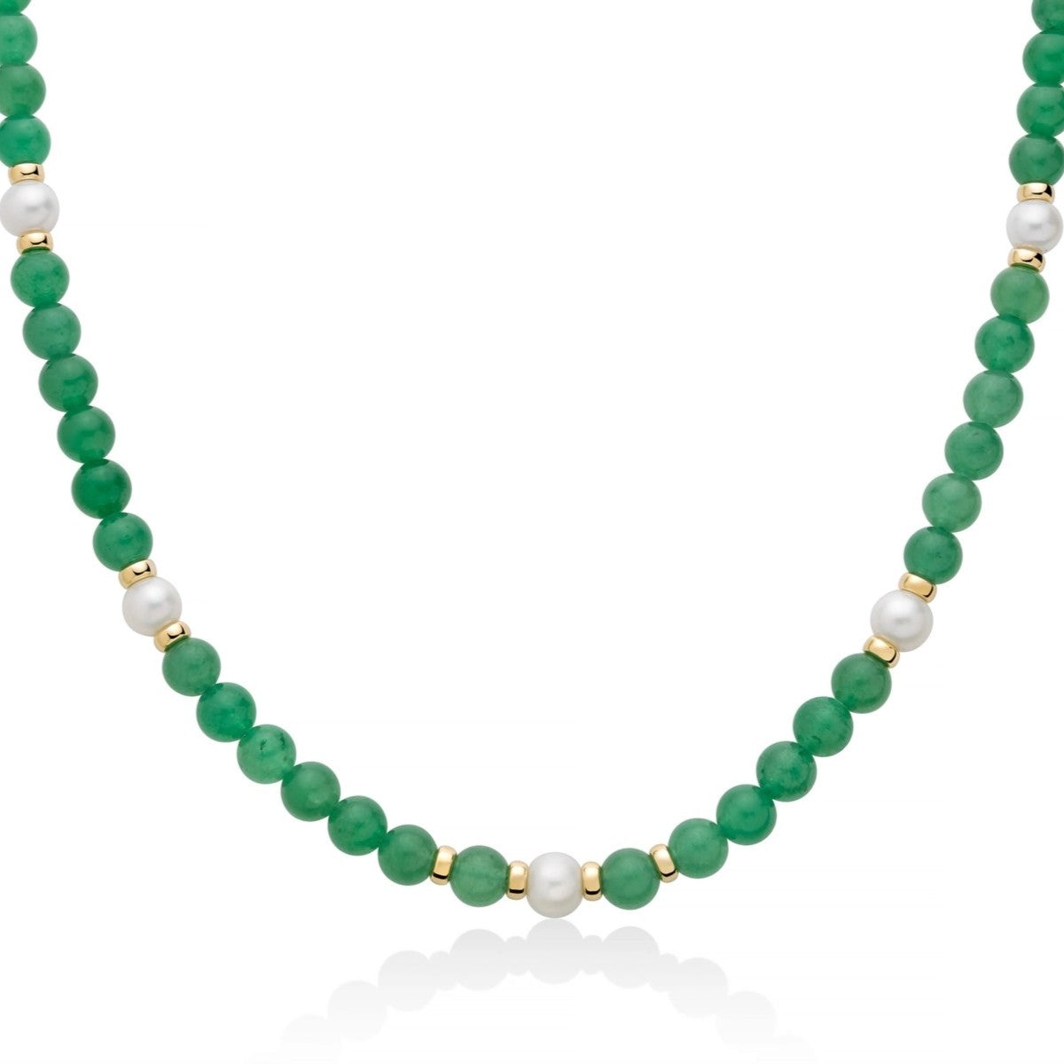 Collana Miluna I Segreti della Natura in Argento e Avventurina