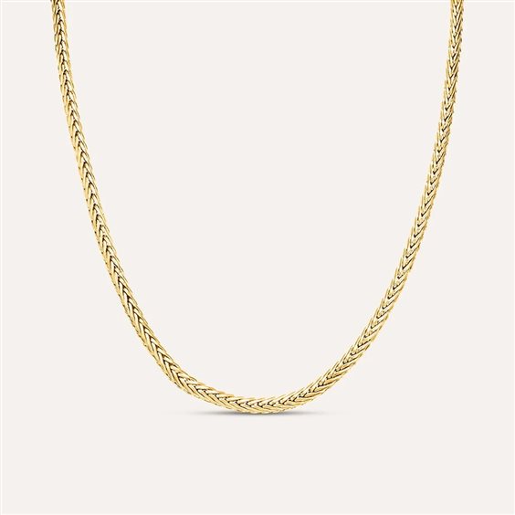 Collana a Catena Palmier Stroili in Acciaio Dorato