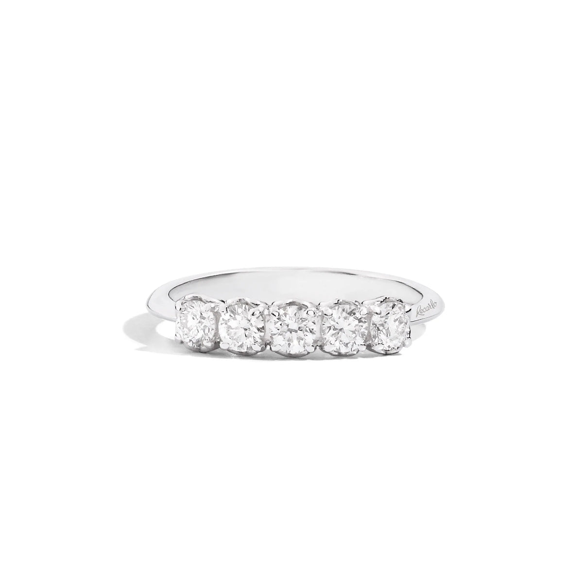 Anello Recarlo Veretta Anniversary con Diamanti Ct. 0.53