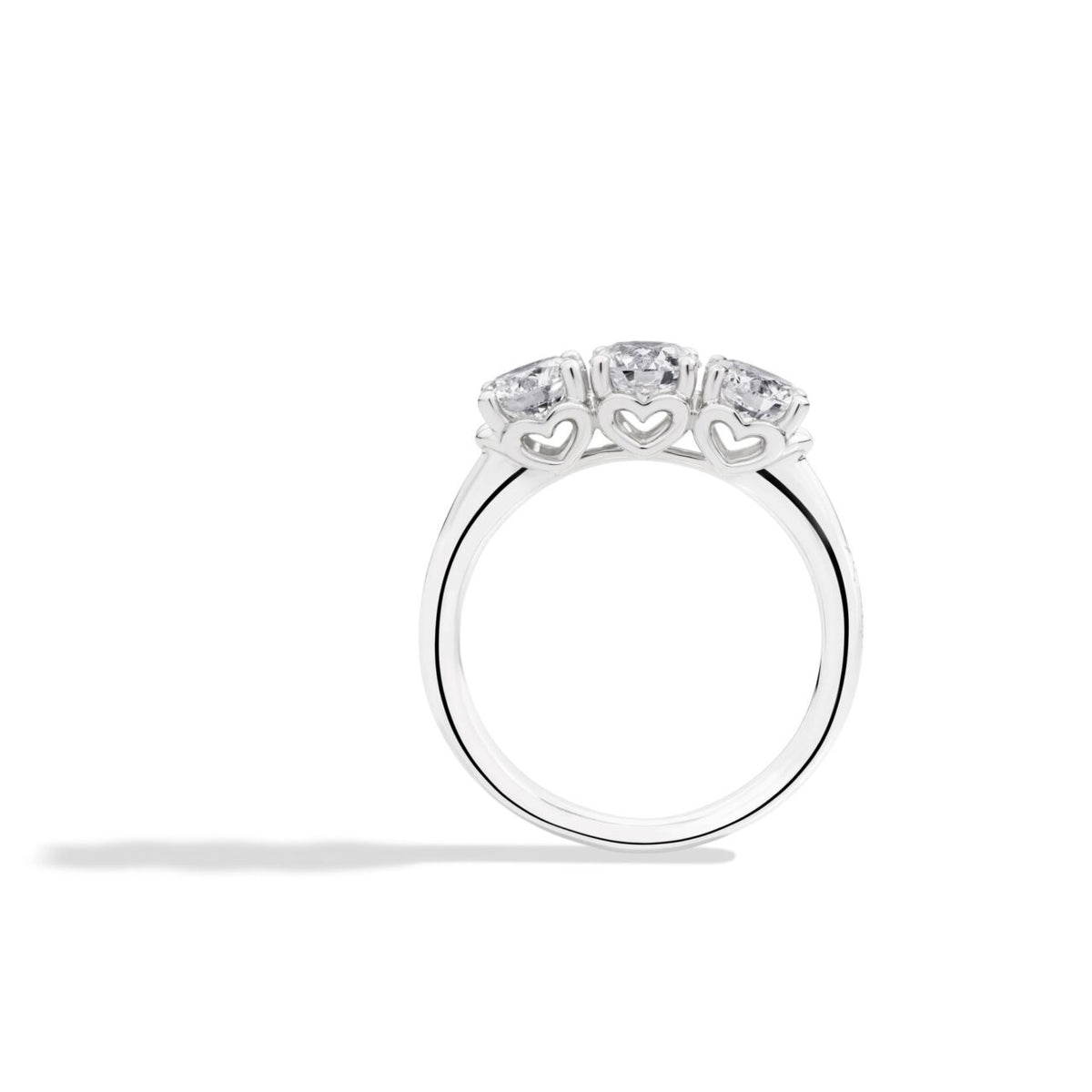 Anello Donna Trilogy Recarlo Anniversary con Diamanti Ct. 0.54