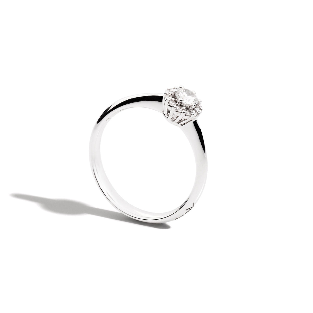 Anello Solitario Recarlo Sofia in Oro 18KT 18KT e Diamanti Ct 0.33