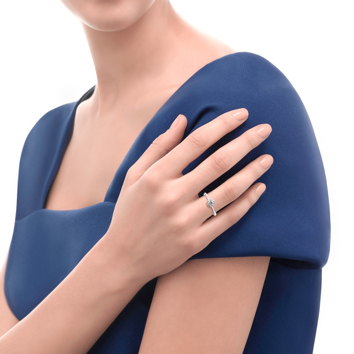 Anello Solitario Recarlo Sofia in Oro 18KT 18KT e Diamanti Ct 0.33