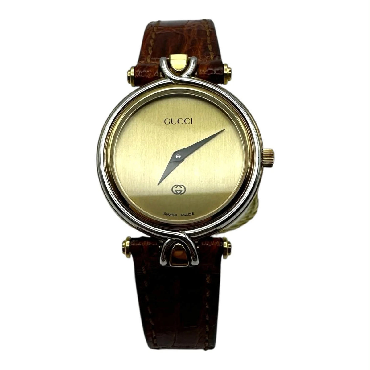 Orologio Donna Gucci con Cassa Laminata in Oro Movimento Swiss Made Solo Tempo