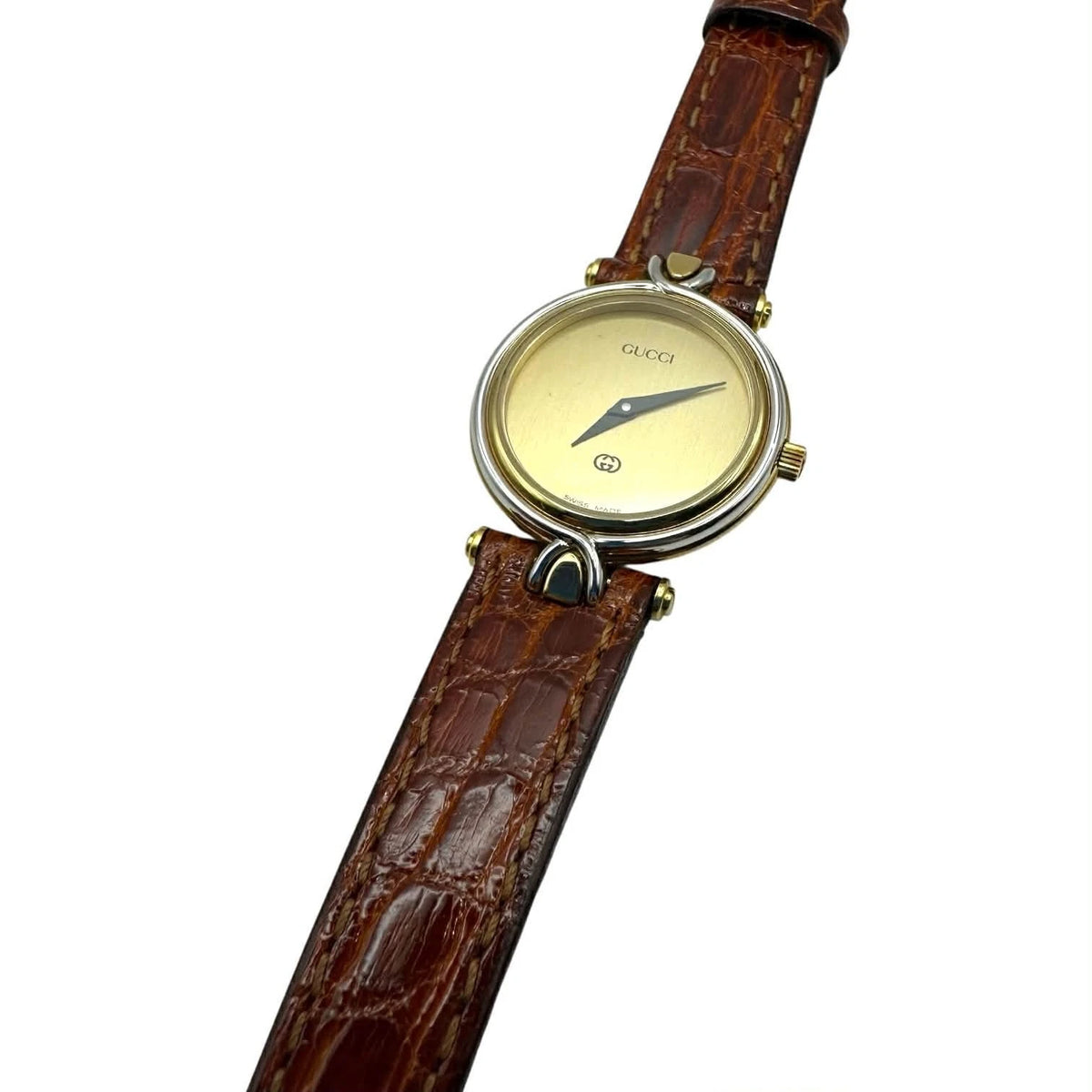 Orologio Donna Gucci con Cassa Laminata in Oro Movimento Swiss Made Solo Tempo