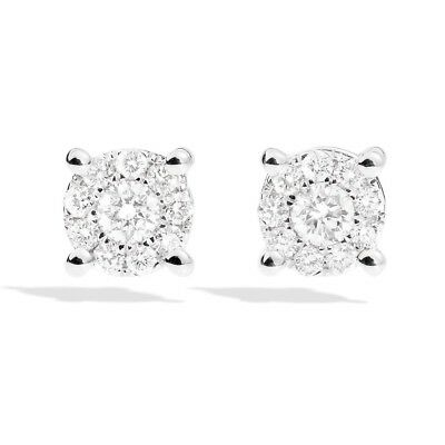 Orecchini Recarlo Nodo D'Amore con Diamanti Ct 0.39