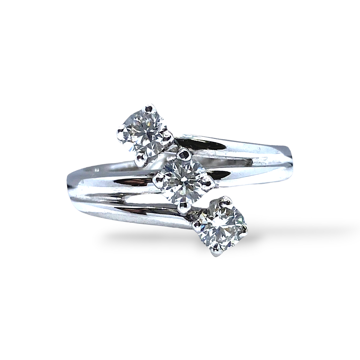 Anello Crivelli Trilogy in Oro 18KT e Diamanti Ct 0.75