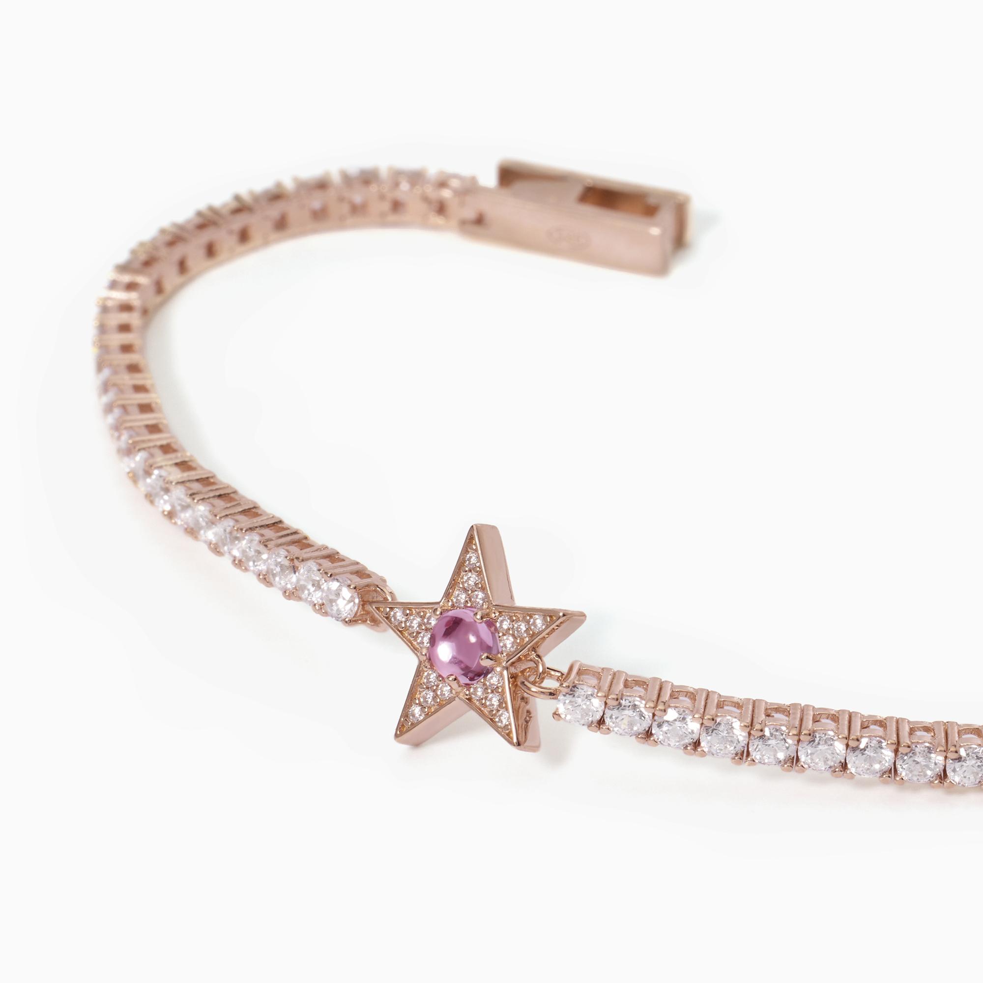 Bracciale bambina MABINA Stella Stellina 533776 in argento con cion