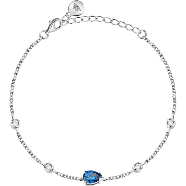 bracciale donna morellato collezione tesori in argento e zirconi