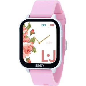 orologio-liu-jo-smartwatch-voice-energy-swlj112-silver-con-cinturino-in-silicone-rosa
