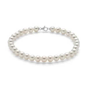 PBR1678V bracciale miluna in oro bianco e perle